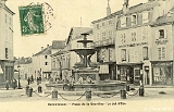 Remiremont - Place de la Courtine - Le Jet d'Eau